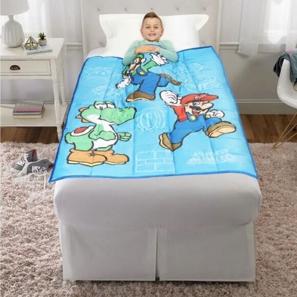 Super Mario 5lb weighted blanket - Picture 12 of 12